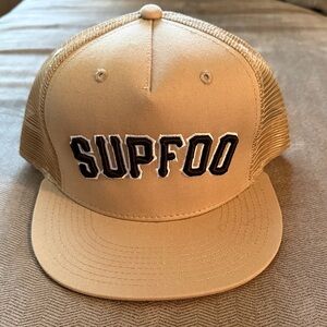 Tan SUPFOO Trucker Hat - NEW!!